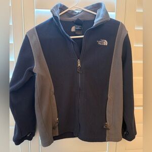 Boys M The North Face zip up fleece